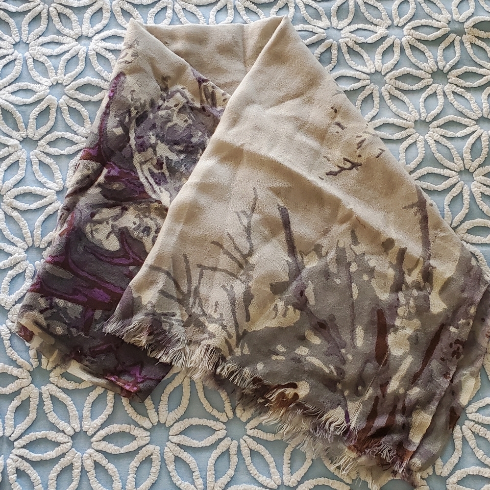 Floral Cashmere Scarf